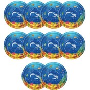 Resim Suntek Parti Sofra Yaratıcı Tek Kullanımlık Yemek Takımı 10-tabak " 