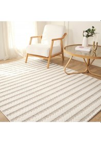 Resim Kaşmir Halı 7/24 İskandinav Premium Arov Salon Mutfak Halısı Yolluk Bej 