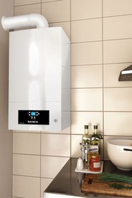 Resim Sanica Yoğuşmalı Kombi 28 Kw Baca Dahil 