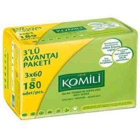 Resim Komili Islak Havlu 3x60 Yaprak 