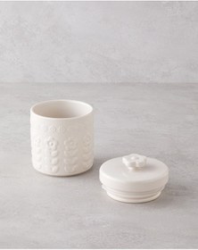 Resim English Home Soft Bloom Stoneware Kavanoz 15 Cm Krem Krem 