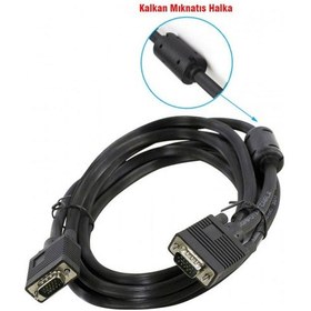 Resim Vga Erkek Erkek Kablo 15 Pin Vga Görüntü Kablosu 2m 