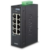 Resim Planet PL-ISW-800T 8 Port 10\u002F100\u002FBase-Tx Endüstriyel Kompakt Ethernet Switch 