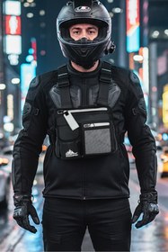 Resim North Pacific Motosiklet Göğüs Çantası 