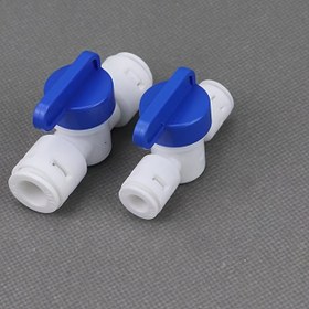 Resim Dayanıklı Plastik Hızlı Bağlantı Su Arıtma Sistemi Aksesuarı - Vidalı, Anahtar İçin İn-Line Top Vana Boru ve Hortum Bağlantısı Drenajı İçin Uygun 