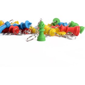 Resim DSECHESS Satranç taşları plastik renkli anahtarlık 3'lü Özel Set 