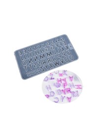 Resim Epoksi Silikon Kalıp Büyük Harfler Kalıbı Küçük Boy 1.7 Cm 48 Li 