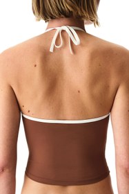 Resim Açık Kahverengi Fiona Tankini Bikini Üstü - Kahverengi / 40 