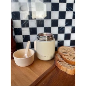 Resim Chef Taste Kaşıklı Yemek Termosu Paslanmaz Çelik 500 ml Yemek Termosu 