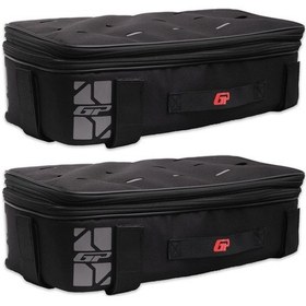 Resim Gp Kompozit Kmsc04 Universal Motosiklet Yan Çanta Üstü Kumaş Çanta Siyah 