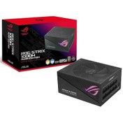 Resim Asus ROG Strix 1000 W 80+ Gold Aura Edition PCIe Gen 5.0 Tam Modüler RGB Güç Kaynağı 