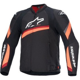Resim Alpinestars T-gp Plus R V4 Korumalı Motosiklet Montu Siyah Kırmızı 