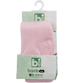 Resim Bibaby Bambu Külotlu Bebek Çorabı 68123 Pembe 