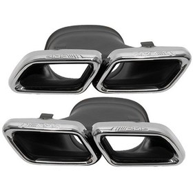 Resim Mercedes W213 Egzoz Ucu Set Krom - Wender A2134904300 