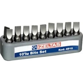 Resim Izeltaş Düz Bits Set 0,6x4,5 25 mm Set 
