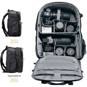 Resim ulanzi BP10 Sert Kabuklu Su Geçirmez Profesyonel Kamera Sırt Çantası 35L 