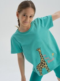 Resim Dagi Yeşil Tayt 