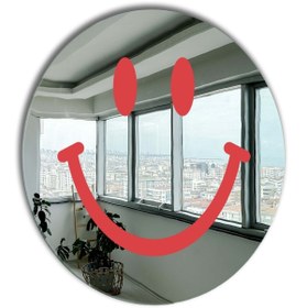 Resim Yuvarlak Ayna, Pinterest Ayna, Renkli Duvar Dekoru, Pinterest Oda Dekoru, Kırılmaz Dekorafif Ayna 