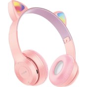 Resim Kensa KB-900 Ledli Kedi Kafaüstü Bluetooth Kulaklık 