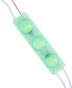 Resim MODÜL LED 12V 1.5W YEŞİL YANIP SÖNEN PARLAK TEK RENK 2835 69X16 MM IP65 160-180LM 160 DERECE Powermaster