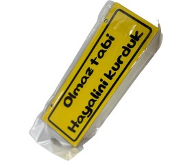 Resim Tky Cam Süsü Yazı ’olmaz Tabi Hayalini Kurduk’ Mdf Vantuzlu 