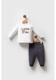 Resim U.s. Polo Assn Erkek Bebek Antrasit Takım Antrasit 