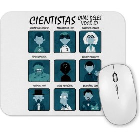 Resim Baskı Dükkanı Cientistas Mouse Pad 