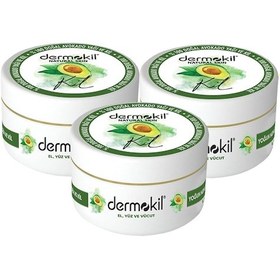 Resim Dermokil Yüz, Vücut ve Doğal El Kremi Avokado 300 ml x 3 Adet 