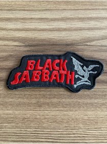 Resim StüdyoÜmitTişört Black Sabbath Müzik Band Logo patch,peç,arma ve kot yaması 