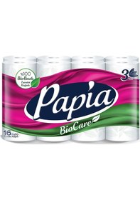 Resim Papia Biocare Tuvalet Kağıdı 16'lı 