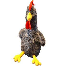 Resim Sesli Çilli Horoz Peluş Oyuncak 35 Cm Uyku Ve Oyun Arkadaşı Tavuk Civciv Ördek Kuş Beyaz 