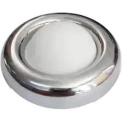 Resim Maruf Kapı Kol Stoperi Tampon Duvar Tipi Krom Beyaz 