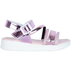 Resim Poliva 7145 Barbies Cırtlı Yazlık Kız Çocuk Düz Sandalet 001 
