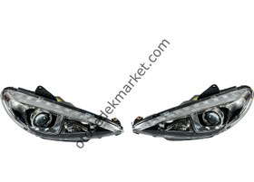 Resim Peugeot 206 (1999-2009) Mercekli İran Modeli Far Takımı 