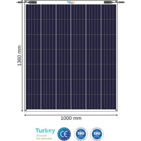 Resim FleXa 280 Watt Esnek Güneş Paneli FXM-280 Beyaz 