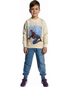 Resim Koçak Kids Örümcek Adam Mavi Renk Erkek Çocuk Eşofman Takım Mavi 