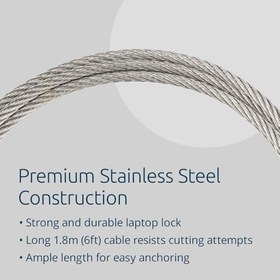 Resim Kensington EQ Slim Nanosaver 2.0 Anahtarlı Kilit 