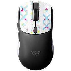 Resim AULA SC580X LİGHTWEİGHT KABLOLU VE KABLOSUZ MOUSE SİYAH 