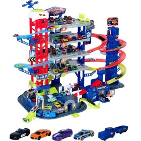 Resim Majorette Süper Chase Center Garaj Seti 
