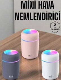 Resim Boskord Buharlı Hava Nemlendirici Aromaterapi Renk Değiştirilebilir 