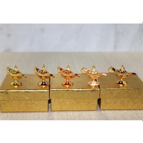 Resim Mineli Metal Alaaddin Lambası Model 6 