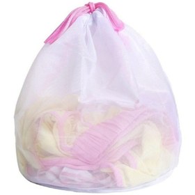 Resim MorBebe Pembe Ipli Çamaşır Yıkama Filesi 