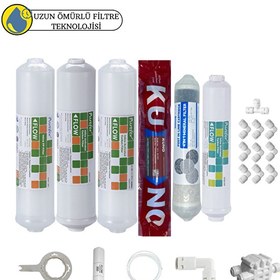 Resim Pemax Water Solutions Purefer Kapalı Kasa Su Arıtma CihazıSertifikalı 6'lı Orijinal Lg Kuno Mebran Şeffaf 4'lü Mineral 