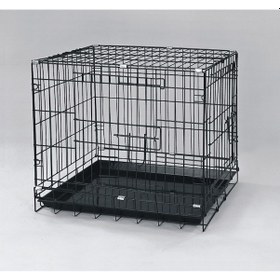 Resim Dayang Köpek Kafesi Siyah 61x44x50 