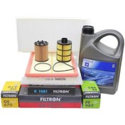 Resim Opel Combo C Filtron 1.3 Dizel Motor Bakım Seti Yağ Filtresi Tırn 