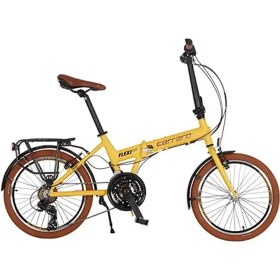 Resim Carraro Flexi 121 V - 20 Jant 21 Vites Katlanır Bisiklet - Sarı Siyah 