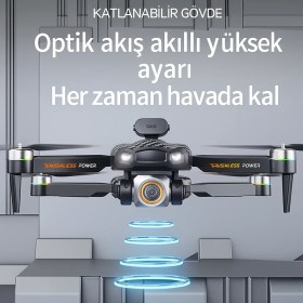 Resim Ekranlı Kumandalı 4K Kameralı Akıllı Drone - Uzun Menzilli, Yüksek Performans 
