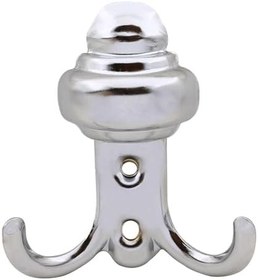 Resim (5 ADET) Metal Krom Portmanto Vestiyer Duvar Askısı Dolap Elbise Kıyafet Askılığı Askılık 