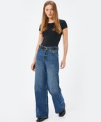 Resim Basic Body Slim Fit Kısa Kollu Bisiklet Yaka 