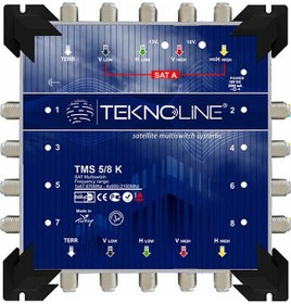 Resim 5X8 Kaskatlı Multiswitch Uydu Dağıtım Santrali Teknoline 